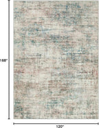 10x14 Area Rugs Washable Rug: Modern Abstract Living Room Rug Soft Anti-Skid Thin Carpet Indoor Floor Non-Shedding Carpets for Bedroom Dining Room Farmhouse Nursery Home Office Multi Color