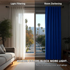 Deconovo Blackout Curtains for Bedroom, Living Room Curtains 72 Inches Long