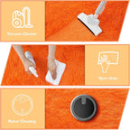 3x5 Area Rug for Bedroom, Orange Fluffy Shag Rug Small Rug Plush Carpet