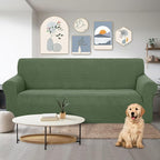 U-NICE HOME Stretch Couch Cover Sofa Cover Washable Sofa Slipcover Furniture Protector for 3 Cushion Couch Sofa Pet Friendly(Sofa, Loden Frost)