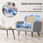 8 Piece Outdoor Cushion Covers, Patio Sofa Cushion Covers, Stretch Fit