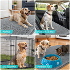 OLANLY Dog Door Mat for Muddy Paws 54x32, Super Absorbent Chenille Mud Mat