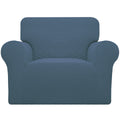 Easy-Going Stretch Oversized Chair Slipcover with Arm Washable Bluestone