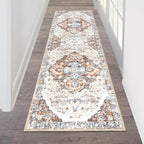 HEBE Hallway Runner Rug 2'x6', Washable Non Slip Kitchen Rug Runner