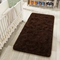 LOCHAS 2x4 Runner Rugs for Hallway, Fluffy Area Rugs for Bedroom, Brown