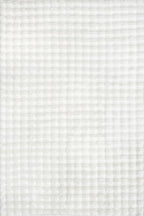 nuLOOM Jeni Off-White, 2' x 3', Solid Faux Rabbit, Fluffy and Cozy, High Traffic, Stain Resistant, Easy Clean, Durable Washable Area Rug for Bedroom, Living Room, Dining, Den, Foyer, Entryway