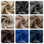 Joydeco Long Blackout Curtains for Bedroom 108 Inch 2 Panels with Grommet
