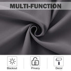 NICETOWN Kitchen Curtains Blackout Drapes for Basement Dorm, 42 W x 36 L