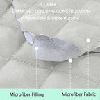 Recliner Chair Covers Reversible Sofa Cover Couch Cover for Pets Lazy Boy Furniture Protector(28''Recliner,Light Grey/Light Grey)