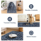 HEBE Hallway Runner Rug 2'x8', Washable Non Slip Kitchen Rug Runner