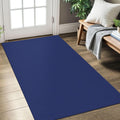 KOZYFLY Rugs for Entryway 3x5 ft Washable Area Rug Non Slip Rubber Backed Entry Rug Woven Indoor Door Mat Cotton Kitchen Rugs Floor Carpet for Entryway, Foyer, Backdoor, Royal Blue/Navy