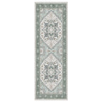 OPPODREAM Soft Area Rugs 2x6, Persian-Inspired Washable Rug, Green