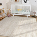 Nakagishi Boho 5x7 Area Rug Living Room Rugs Machine Washable Beige
