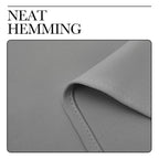 NICETOWN Silver Grey Thermal Insulated Grommet Blackout Curtains, Kids Window Drape Panel for Nursery, Privacy Short Curtains (2 Panels, W42 x L48 -Inch)