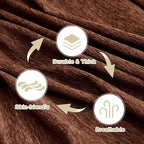 MYSKY HOME Couch Cover for Dogs Washable Couch Covers Couch Covers for Sofa Couch Cover 2 Cushion Sofa Non Slip Dogs Furniture Protector with Tassels Chenille Sofa Covers for Pets, 71"x102", Chocolate