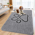 Smiry Dog Door Mat for Muddy Paws, Absorbent Non Slip Dirt Trapper, 59x35