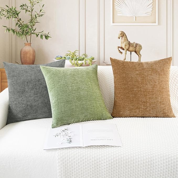 CaliTime Decorative Couch Throw Pillow Covers 26 X 16 Inches Apricot Brown