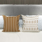 YCOLL Pillow Covers 18x18 Set of 4, Modern Sofa Throw Pillow Cover, Decorative Outdoor Linen Fabric Pillow Case for Couch Bed Car 45x45cm