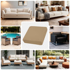 DREAHOTEXTIL 4Pcs Outdoor Cushion Covers, Elastic Patio Cushion Covers