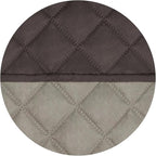 PureFit Reversible Quilted Sofa Cover, Water Resistant Slipcover Furniture Protector, Washable Couch Cover with Non Slip and Elastic Straps for Kids, Dogs, Pets (Oversized Loveseat, Chocolate/Beige)