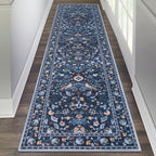 HEBE Hallway Runner Rug 2'x8', Washable Non Slip Kitchen Rug Runner