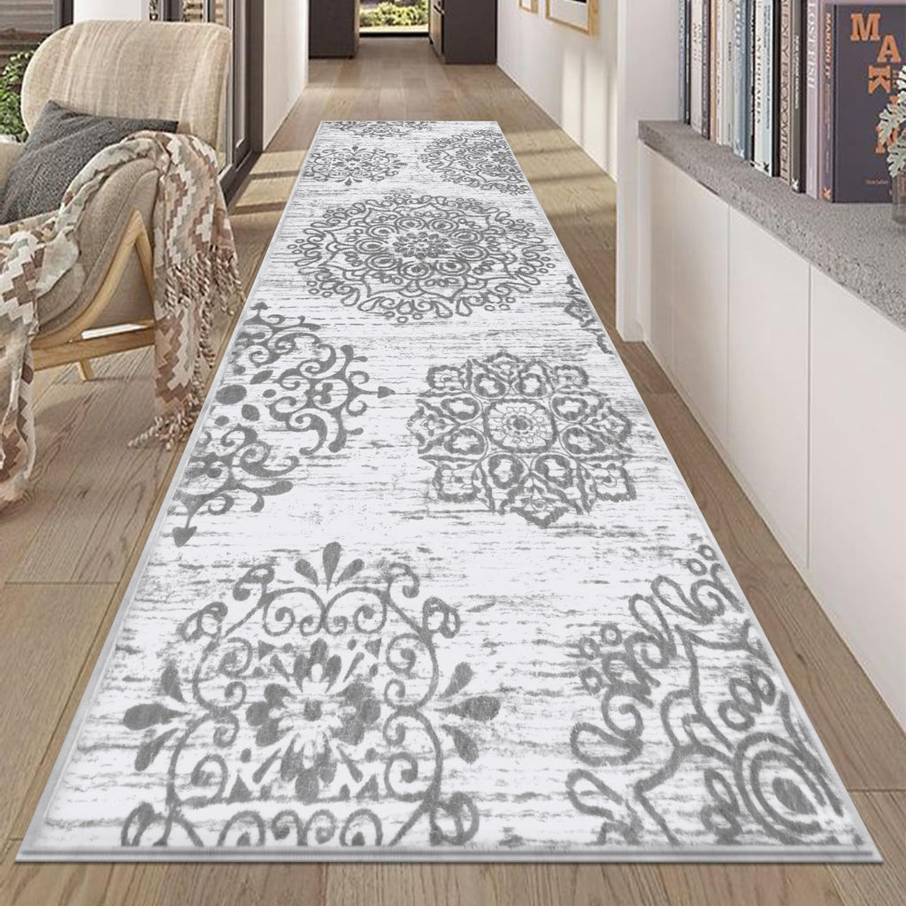 HEBE Hallway Runner Rug 2'x6', Washable Non Slip Kitchen Rug Runner