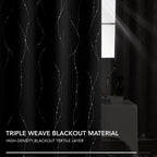 Deconovo Living Room Curtains 54 Inches Long, Blackout Curtains for Bedroom