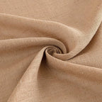 MIULEE Brown Linen Curtains 72 Inch Length for Bedroom Living Room, Soft Thick Linen Textured Window Drapes Semi Sheer Light Filtering Back Tab Rod Pocket Burlap Look Farmhouse Decor, 2 Panels