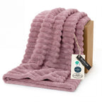 Bedsure Soft Twin Blanket for Bed Decor Gifts Grey 60"x80"