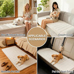 hyha Couch Cover for Dogs, Washable Non Slip Plush Flannel Sofa Protector