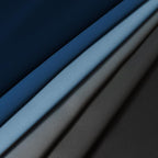 Yakamok Blackout Ombre Dark Blue and Black Curtains for Bedroom, Gradient Room Darkening Curtains, Grommet Thermal Insulated Light Blocking Window Drapes/Curtain for Living Room,52 x 54 Inch,2 Panels