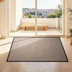 Mibao Front Door Mat, Heavy Duty Durable Welcome Mat for Outdoor Indoor, Dirt Trapper Waterproof Super Absorbent Door Mat for Entryway Outside Patio Porch,61.5" x 36", Beige