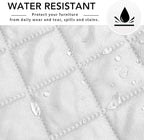 Easy-Going Sectional Couch Covers for Dogs L Shape Sofa Cover Reversible Sofa Slipcover Chaise Lounge Cover Furniture Protector Cover for Pets Dog Cat (42 x 68 inches, White/White)