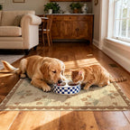 Othilic Front Door Mat Outside Entrance - 2x3 Floral Non-Slip Washable Doormat Indoor Outdoor Mat Jute-Look Farmhouse Tan Scalloped Entry Rug Small Throw Rugs for Entryway Kitchen Front Porch Decor