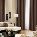 Deconovo Blackout Curtains for Bedroom, Living Room Curtains 84 Inches Long