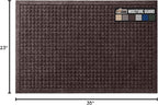 GORILLA GRIP® Ultra Absorbent Front Door Mat Outside Entrance 35x23, Traps Dirt and Moisture, HydroABSORB Indoor Outdoor Doormat Holds Up to 5.7 Cups Water, Stain and Fade Resistant Welcome Mat Coffee