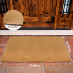6 Pack Blank Door Mats for Crafting and Painting, 30x17 Inch Artificial Coir Doormat Outdoor, Non-Slip Rubber Backing Welcome Mats for Indoor/Outdoor Front Porch Entryway