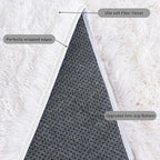 Quntue Small Area Rug, 2x3 Rug for Bedroom Shaggy Throw Rugs for Dorm Rug, Soft Shag Carpet for Kids Room, Plush Comfy Fluffy Bedside Rug for Home Decor Aesthetic, Cream White
