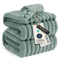 Bedsure Soft Queen Size Blanket for Bed Sage Green 90"x90"