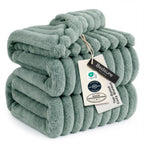 Bedsure Soft Queen Size Blanket for Bed Sage Green 90"x90"