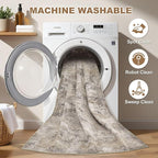 Nakagishi Boho 7x9 Area Rug Living Room Rugs Machine Washable Brown Grey