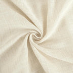 BGment Cafe Linen Curtains 30 Inch Length for Small Window, Beige Half Window Drapes Semi Sheer Lightweight with Rod Pocket for Bathroom Kitchen Over Sink, 2 Panels Set, 24 Inch Wide Each Panel