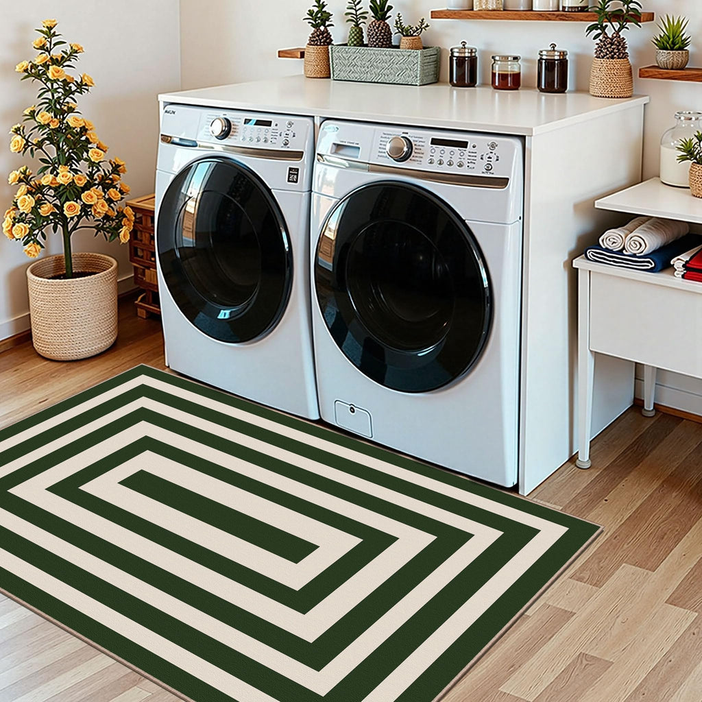 Othilic 3x5 Modern Entry Rug - Washable Indoor Outdoor Mats for Front Door