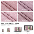 Joydeco Blackout Curtains for Bedroom - 100% Light Blocking 2 Panels Set Pink Drapes 66" W x 108" L, Thermal Insulated Room Darkening Curtains, Linen Textured for Living Room, Rod Pocket & Back Tabs