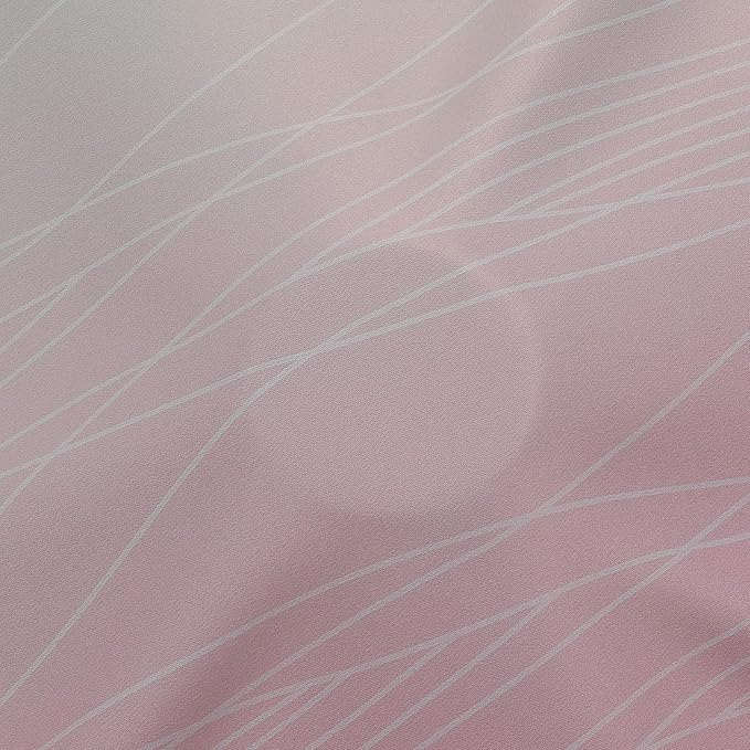 Estelar Textiler Sage and Pink Blackout Curtains 54 Inch Length, Light Blocking Gradient Grommet Drapes for Living Room, Thermal Insulated Ombre Curtains for Bathroom,52Wx54L,2 Panels