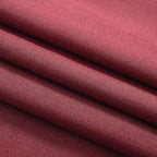 Burgundy Curtains for Living Room Back Tab Modern Farmhouse Semi Sheer Burgundy Curtains 90 inches Long 2 Panels Set Muted Neutral Window Curtain for Dining Room Bedroom 52x90