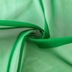 SpaceDresser Sheer Voile Window Treatment Rod Pocket Curtain Panels for Kitchen Bedroom Living Room Drapes Sunlight Filtering Privacy Semi Home Decor Assorted Colors Sizes (Green, 52 W x 84 L)