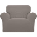 Easy-Going Stretch Oversized Chair Slipcover with Arm Washable Taupe