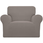 Easy-Going Stretch Oversized Chair Slipcover with Arm Washable Taupe