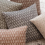 Foindtower Set of 2 Decorative Vintage Floral Print Throw Pillow Covers Neutral Modern Farmhouse Cushion Covers Boho Home Decor for Sofa Couch Chair Bedroom Living Room,22×22 Inch,Rustic Gray